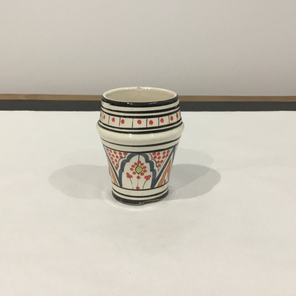 Glazed Moroccan Pottery Cups