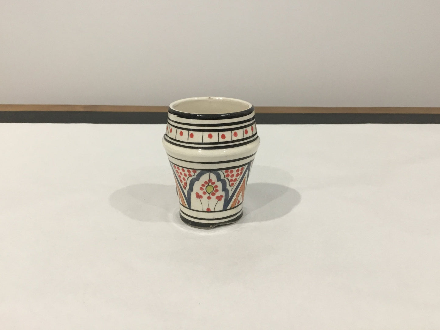 Glazed Moroccan Pottery Cups