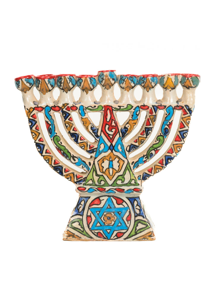 Moroccan Menorah candle holder